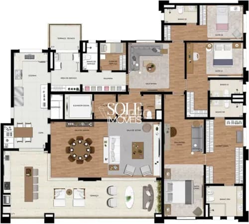 Apartamento de alto padrão à venda no Lindenberg Jundiaí – Bairro Anhangabaú