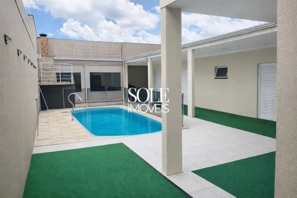 Casa 4 dormitórios com piscina aquecida e segurança 24h | Horto Santo Antônio - Jundiaí/SP