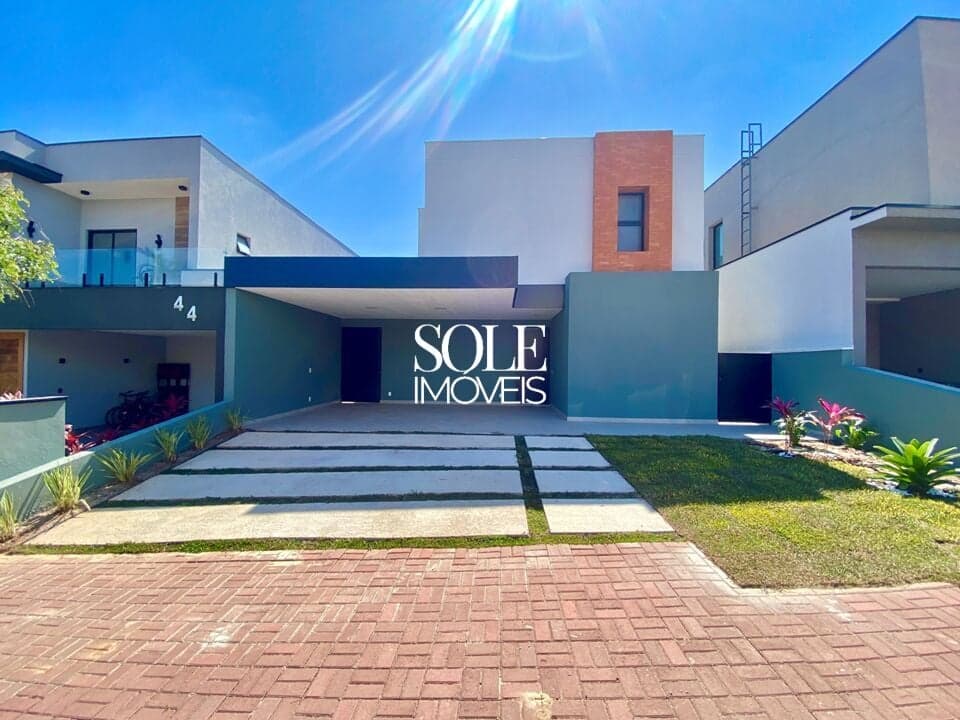 Casa nova com projeto moderno e integração total dos ambientes