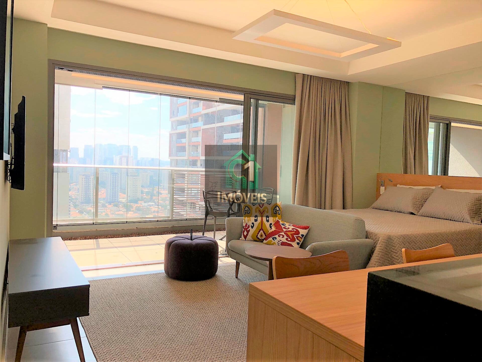 Apartamento em Brooklin - 43m²- Mobiliado - São Paulo, SP