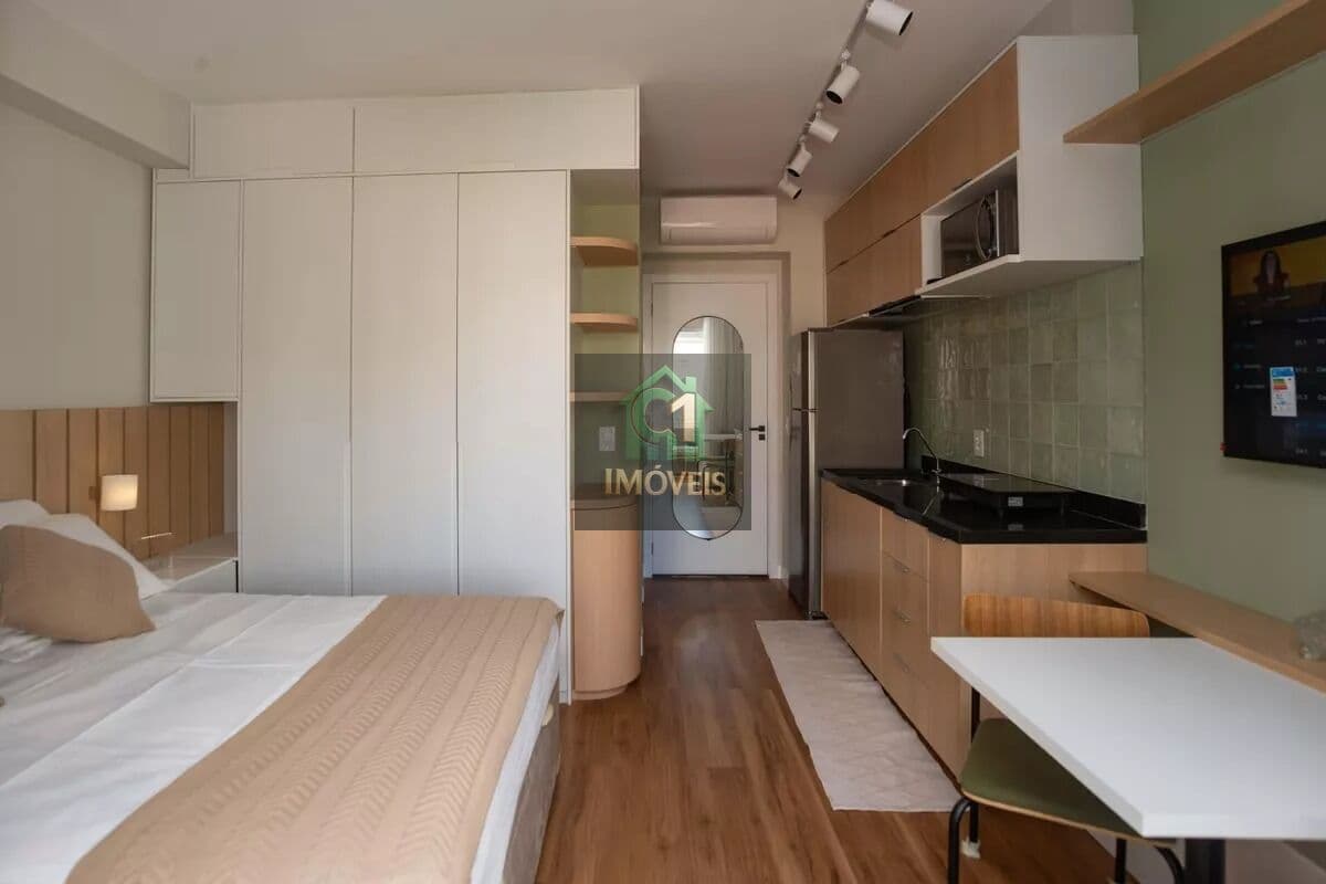 Studio à venda com 24m², 1 quarto e sem vaga