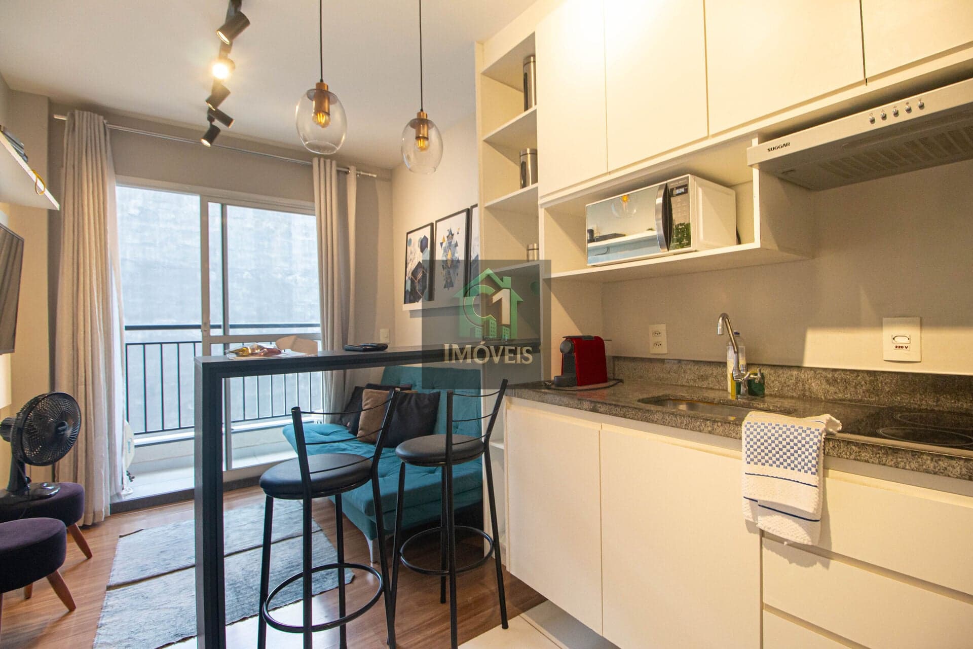 Apartamento 28 m² - Ar Condicionado- 1 dormitório- Consolação/ SP