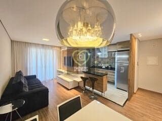 Apartamento para alugar na Vila Roaman com 2 quartos, sendo 1 suíte, churrasqueira e mobiliado