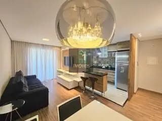 Apartamento para alugar na Vila Roaman com 2 quartos, sendo 1 suíte, churrasqueira e mobiliado