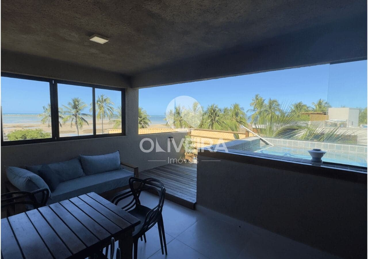 Casa Triplex Porteira Fechada com 3 Suítes e Rooftop com Vista Mar a 100m da Praia do Marceneiro – Passo de Camaragibe/AL