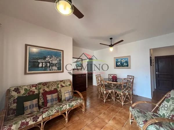 Apartamento de 77m², com 02 Dormitórios, 01 vaga de garagem, a UMA QUADRA da praia da Enseada em Guarujá - SP.