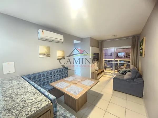 Apartamento com 2 Quartos e 1 banheiro à Venda ou locação, 58 m² na Enseada