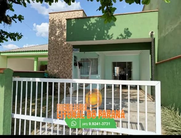 Casa 3 Dormitórios c/01 suíte - próximo do mar - Balneário Marisol - Pontal do Paraná