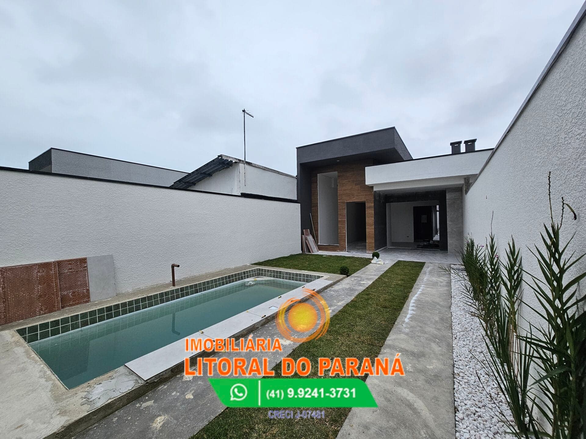 Casa Nova 3 Quartos - Piscina - Matinhos