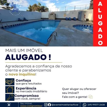 Apartamento 2 Qts no Condomínio Araucária ALUGADO