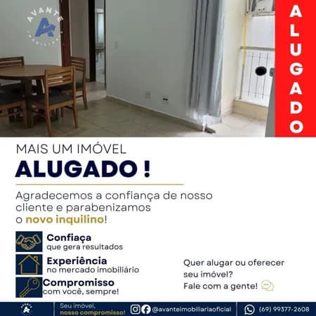 ALUGADO!!! Garden 2 qts com mobília