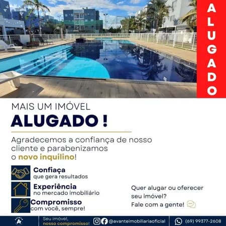 ALUGADO!!! Apartamento Mobiliado no Condomínio Garden Club