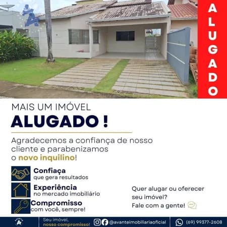Casa 3 qts sendo 1 suíte em condomínio fechado! Residencial Nova Alphaville!