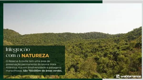 Lote à venda com 359m² no Condomínio Reserva Ecoville em Matias Barbosa - MG