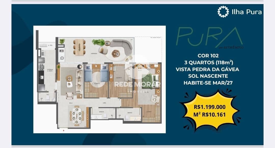 Apartamentos a Venda Alto Padrão Ilha Pura Barra Olímpica, Rio de Janeiro/RJ