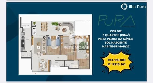 Apartamentos a Venda Alto Padrão Ilha Pura Barra Olímpica, Rio de Janeiro/RJ