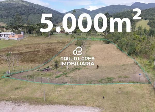Lindo Terreno Chácara 5.000m² no Bom Retiro em Paulo Lopes