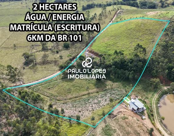 BAITA SITIO 2 hectares c/ CASA - ESCRITURADO! - Água e Energia