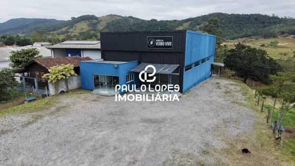 Pavilhão Galpão 350m² com Terreno de 4.500m² em Paulo Lopes/SC