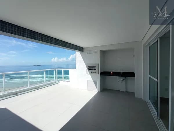 Cobertura Duplex (nova) de Frente ao Mar. Linda vista. Terraço Gourmet. 03 Suítes. 03 vagas.