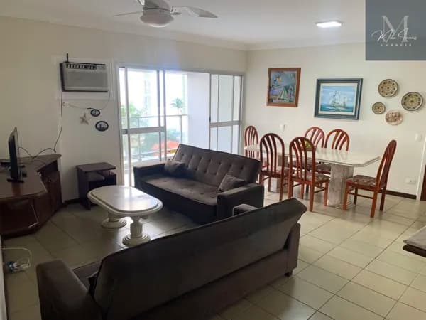 Ao lado da praia com Piscina e Vista para o Mar. 03 Dormitórios. 01 Suíte. 02 vagas