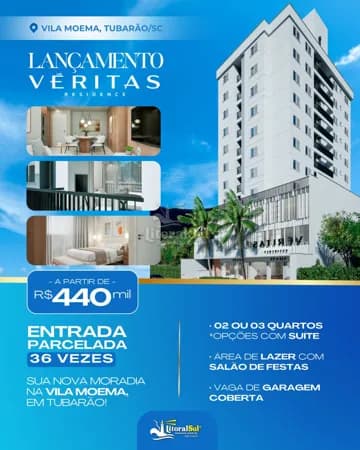 Apartamento à venda no Véritas Residence – Vila Moema, Tubarão/SC