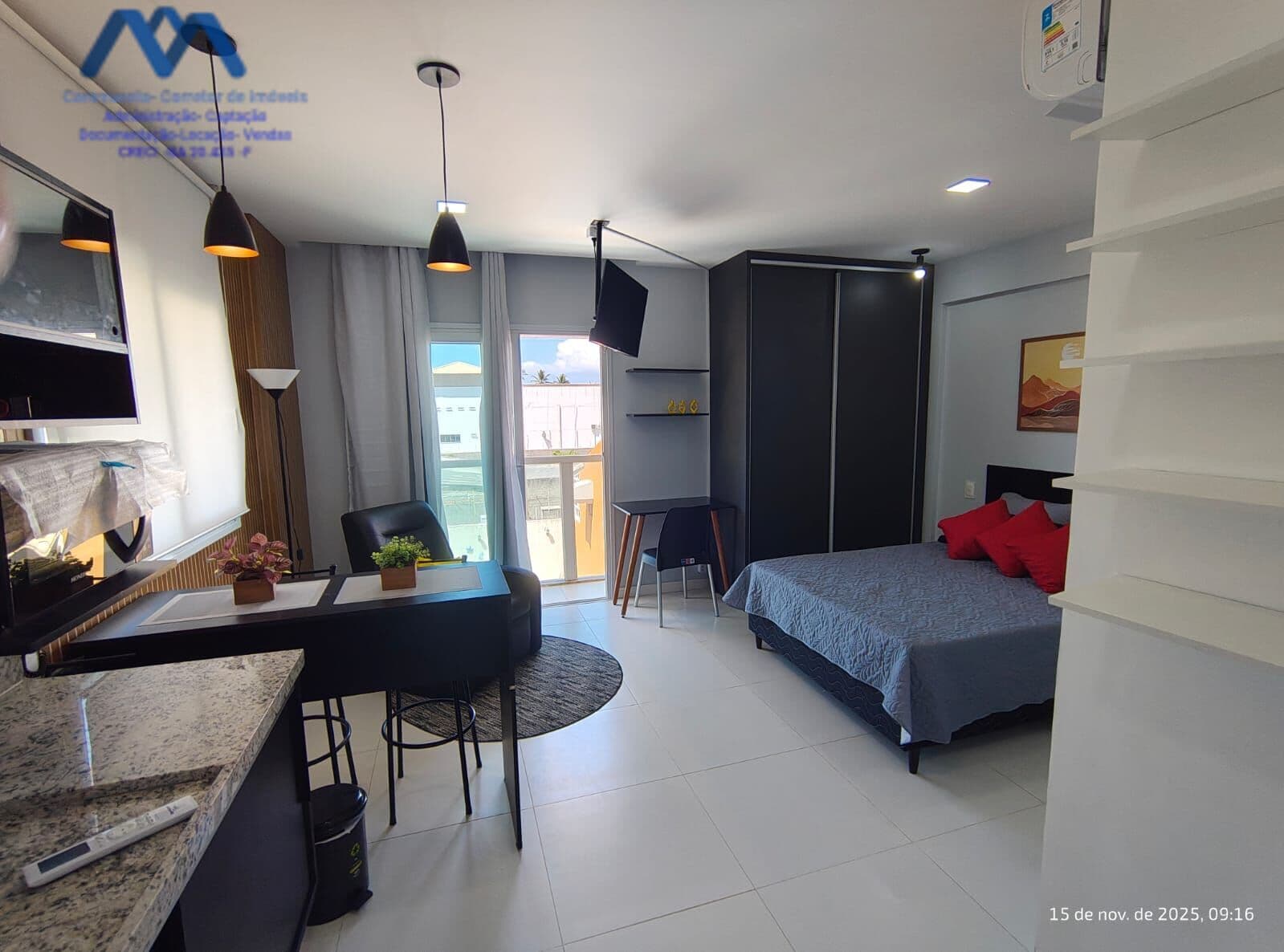 OPORTUNIDADE : LOCAÇÃO APTO STUDIO NA PEDRA DO SAL MOBILIADO E DECORADO.