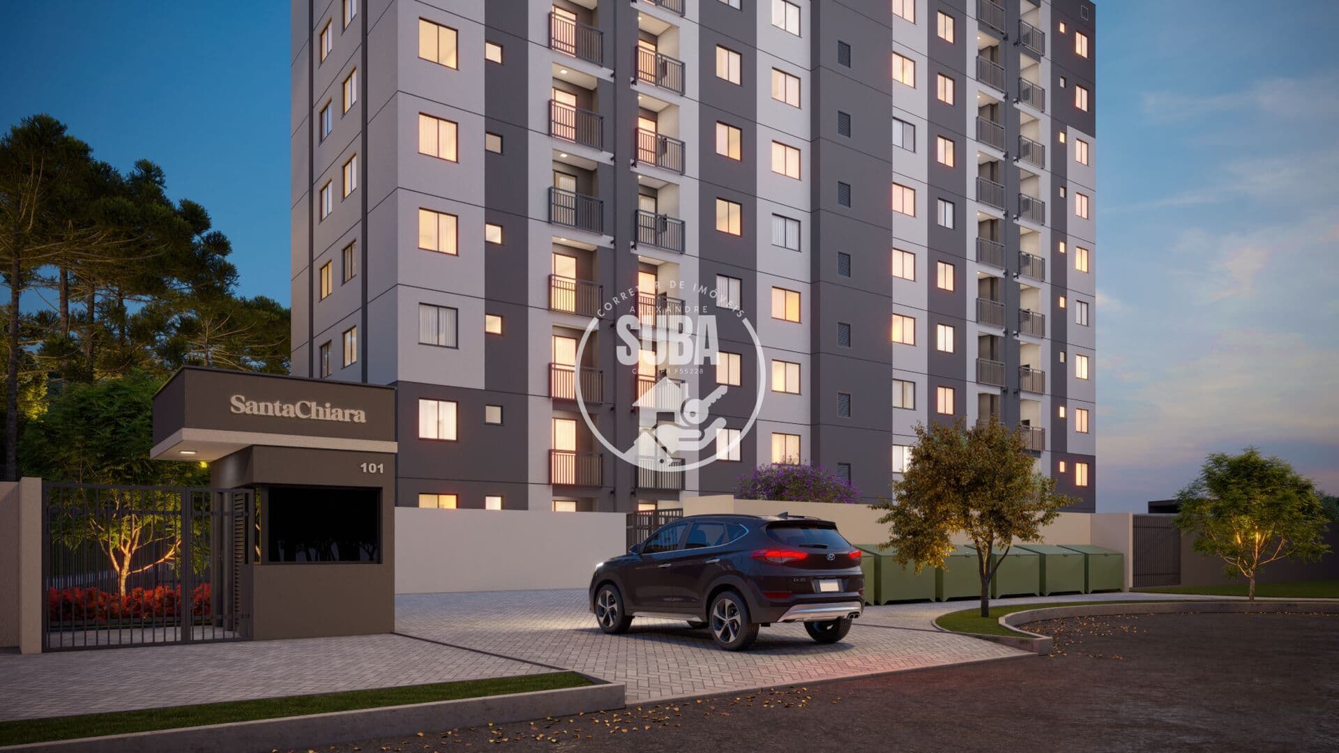Apartamento em Condomínio Clube Completo - Araucária