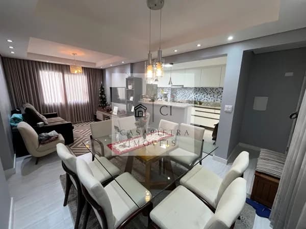 Apartamento Mobiliado 3 quartos Bairro Xaxim 80m2