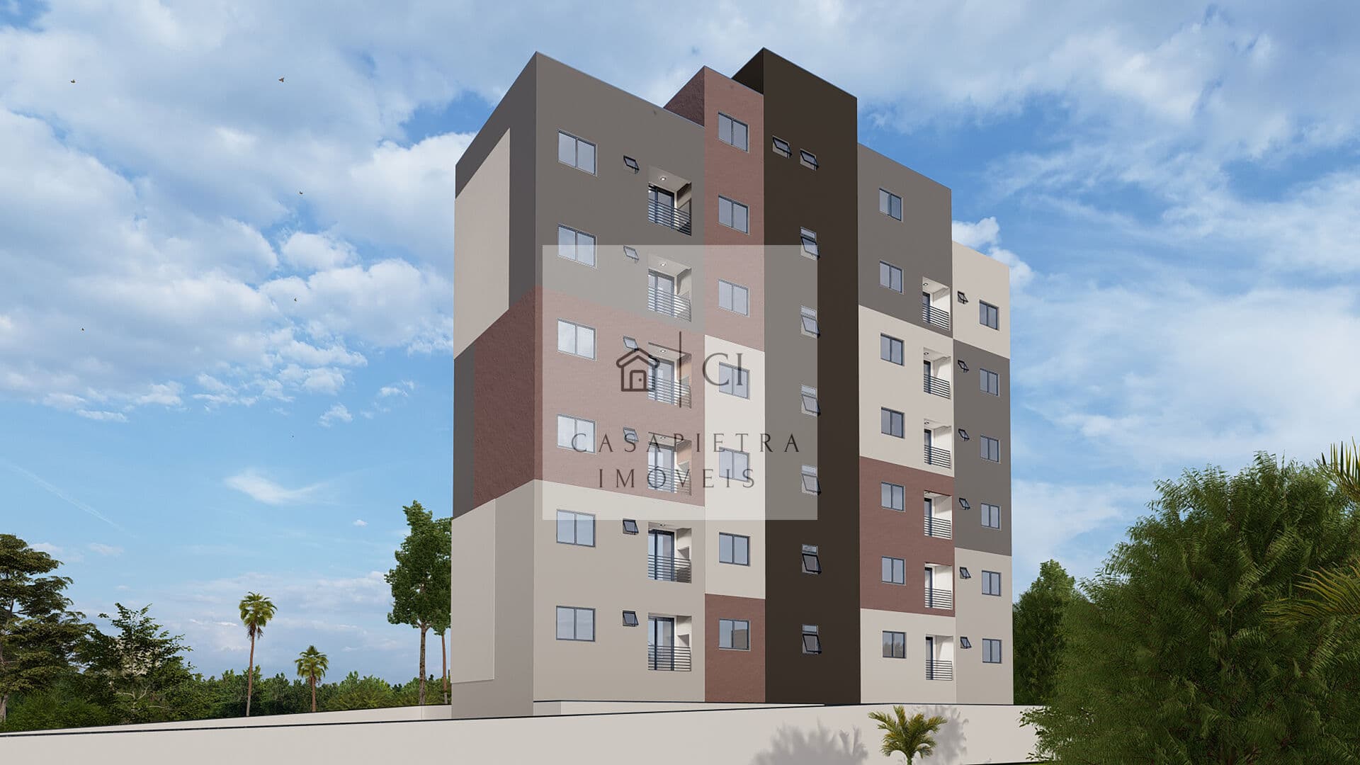 Apartamento Studio 1 quarto Cajuru 34m2 com vaga de garagem