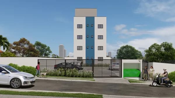 Apartamento Studio 1 quarto Cajuru 33m2 com vaga de garagem