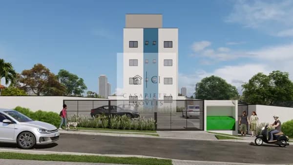 Apartamento Studio 1 quarto Cajuru 33m2 com vaga de garagem