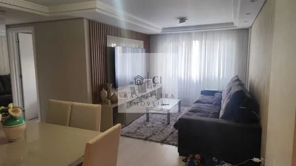 Apartamento clube mobiliado Centro de Pinhais 3 quartos 68m2