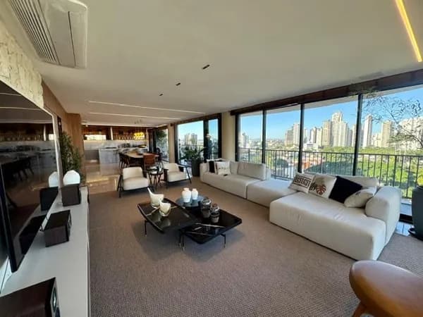 Apartamento Opus Acqua de 288 m2 mobiliado Setor Marista - Goiânia/GO