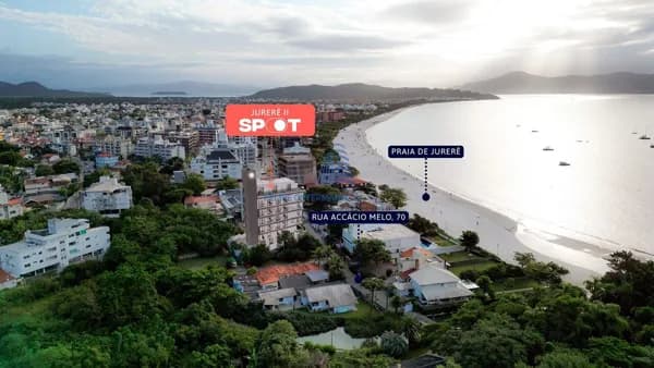 Cota de Studio em Jurerê, Florianópolis/SC, 1 quadra do mar! área de lazer