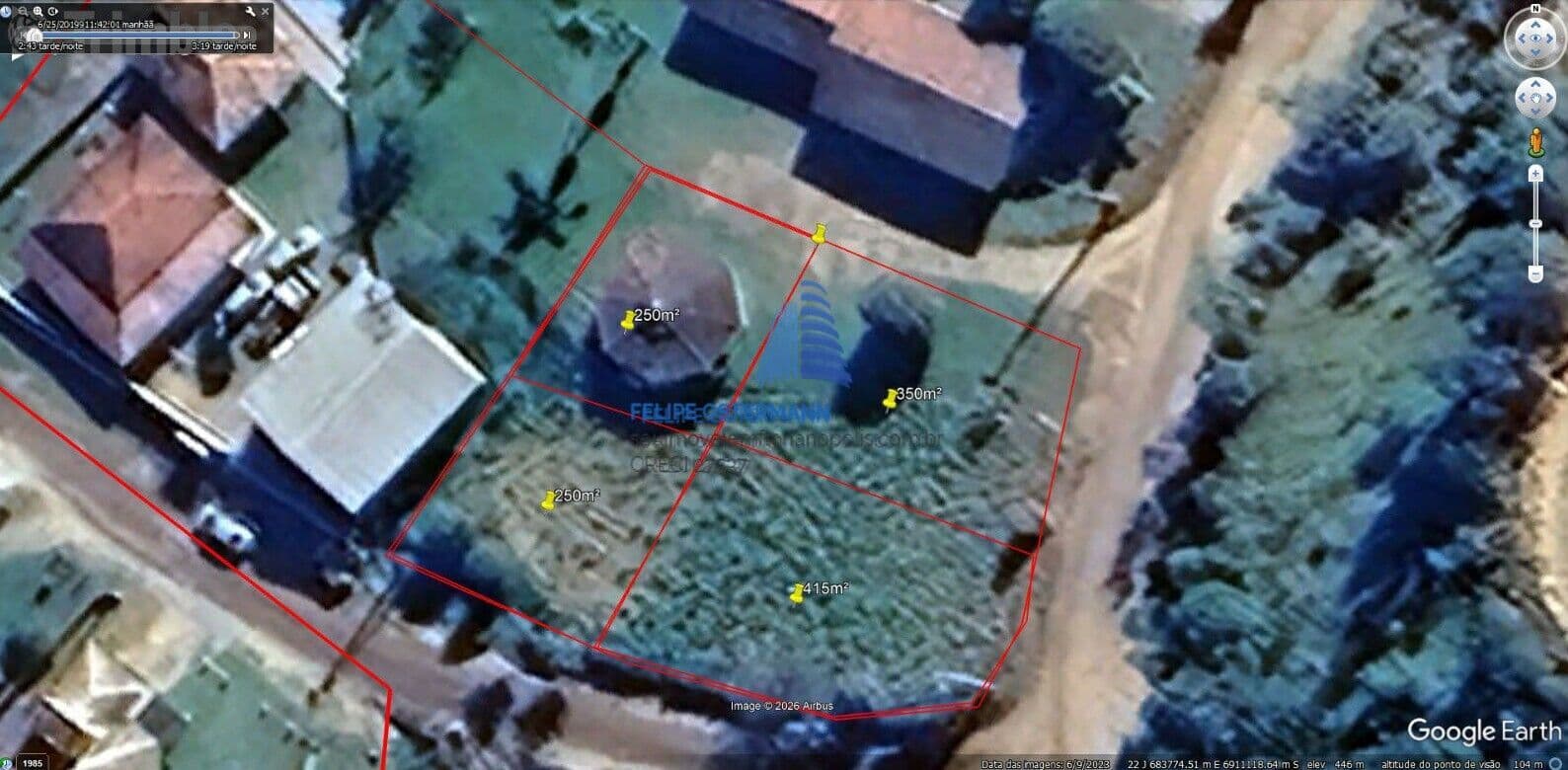 Vendo Terreno - Lote - 159 MIL -Centro de Anitápolis SC
