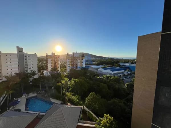 Apartamento Alto Padrão, Vista Real no Parque São Jorge, Florianópolis/SC, 3 dormitórios, closed, lavabo, 2 vaga de garagem