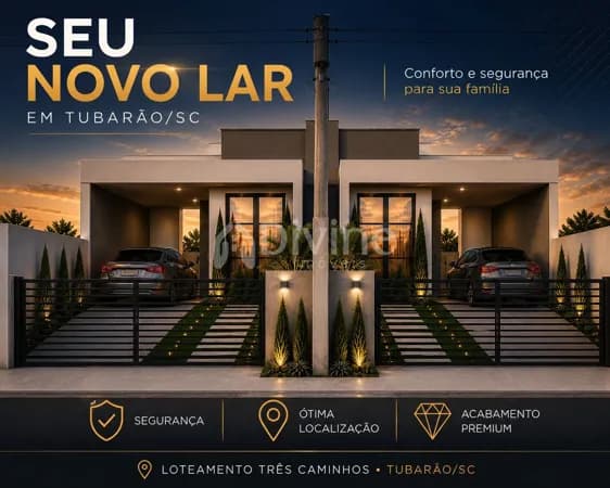 CASA GEMINADA NO LOTEAMENTO TRÊS CAMINHOS