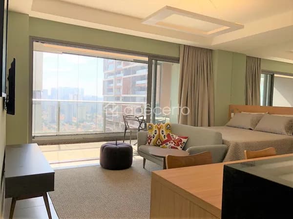 40m2 com 01 dormitorio com vaga Brooklin em São Paulo