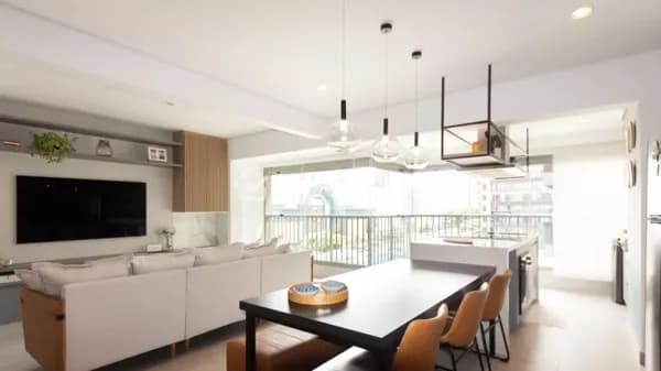 Apartamento mobiliado e decorado em Moema , São Paulo/SP