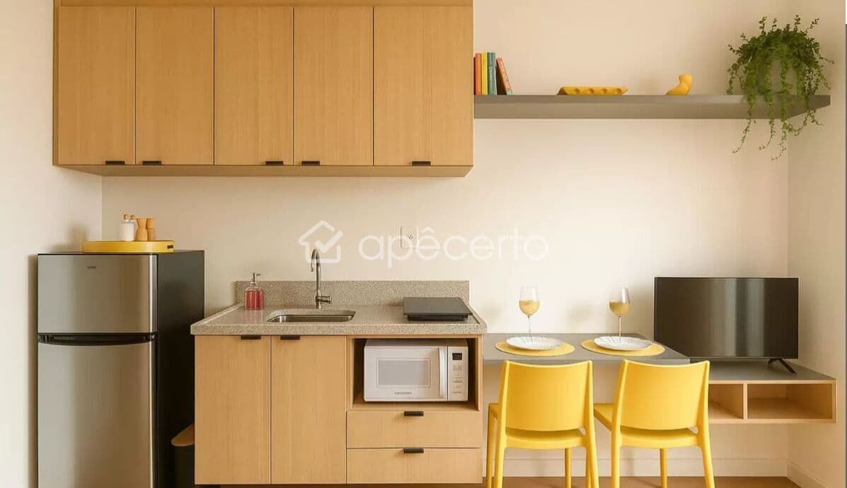 Apartamento com 1 dormitório à venda próximo ao Shopping Ibirapuera