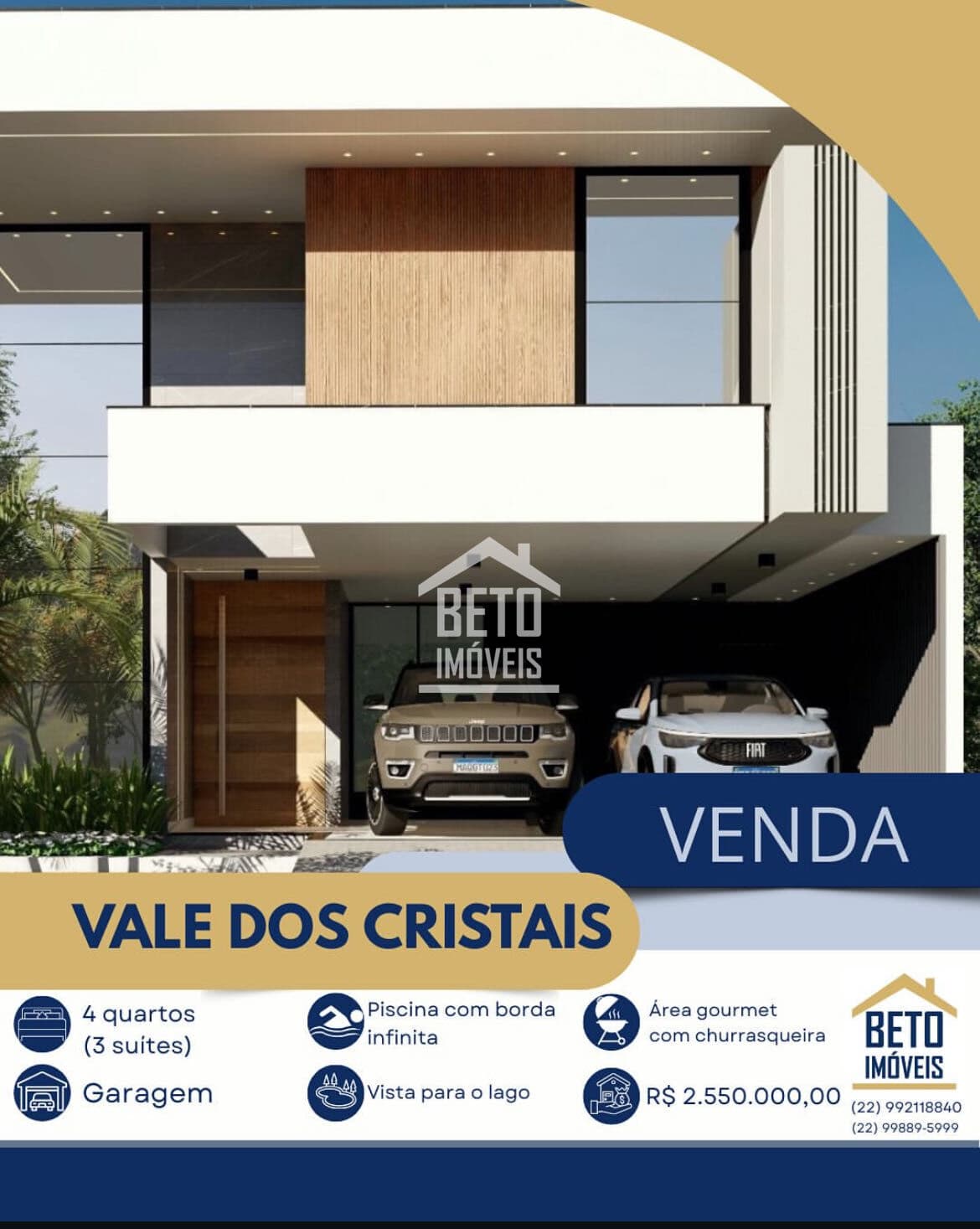 Casa Alto Padrão em Lagoa, Macaé/RJ