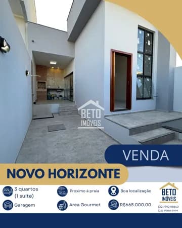 Casa em Novo Horizonte, Macaé/RJ