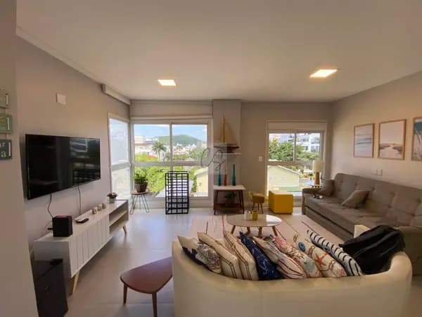 Apartamento a venda 2 suítes em Jurerê com vista mar