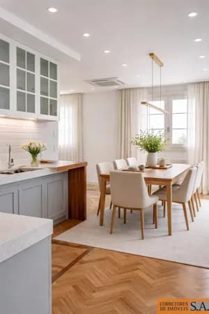Apartamento em prédio estilo europeu com conceito moderno