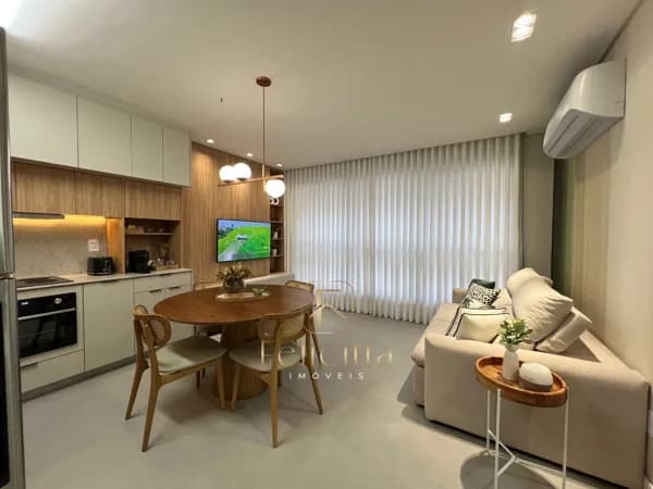 Apartamento 1 dormitório, pronto para morar, 100% mobiliado à venda no Estreito – Florianópolis