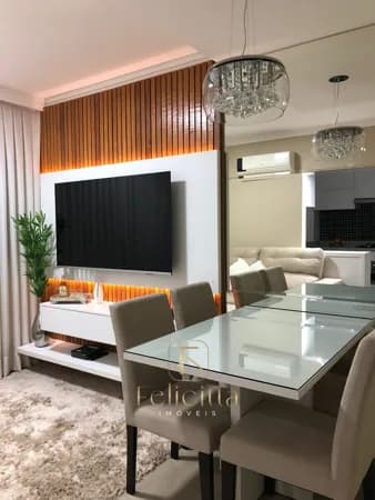 Apartamento de 01 dorm semi-mobiliado no Balneário, Florianópolis/SC