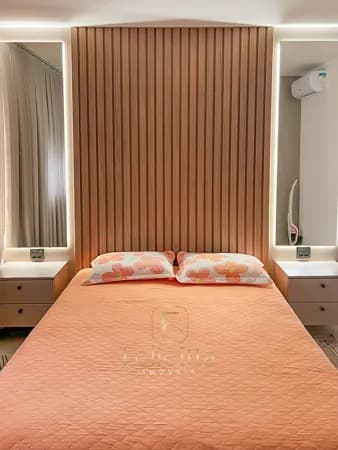 Apartamento mobiliado com 3 quartos (1 suíte) + 2 vagas e terraço, em Palhoça