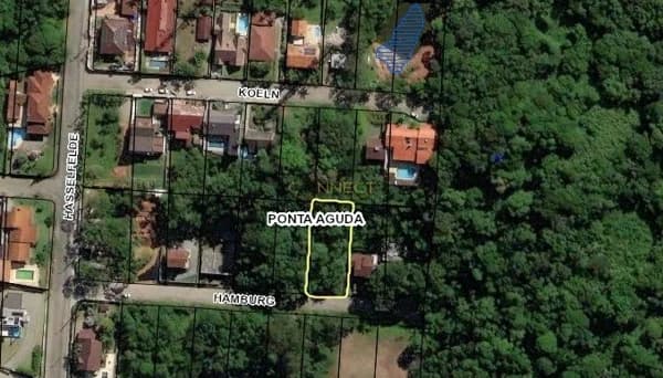 Terreno à venda no bairro Ponta Aguda em Blumenau/SC