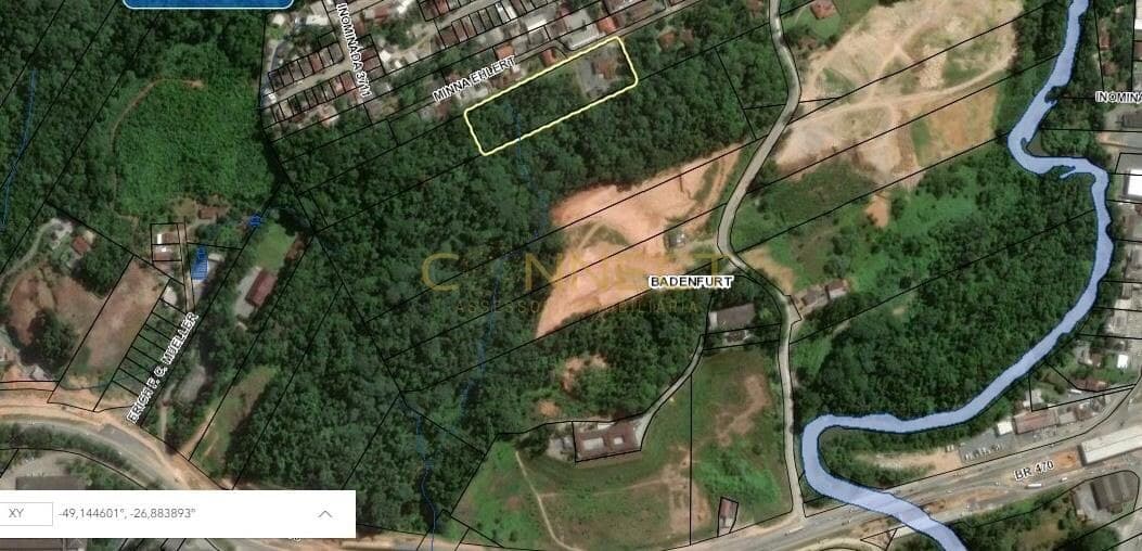 Terreno à venda no bairro Badenfurt em Blumenau/SC
